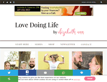 Tablet Screenshot of lovedoinglife.com